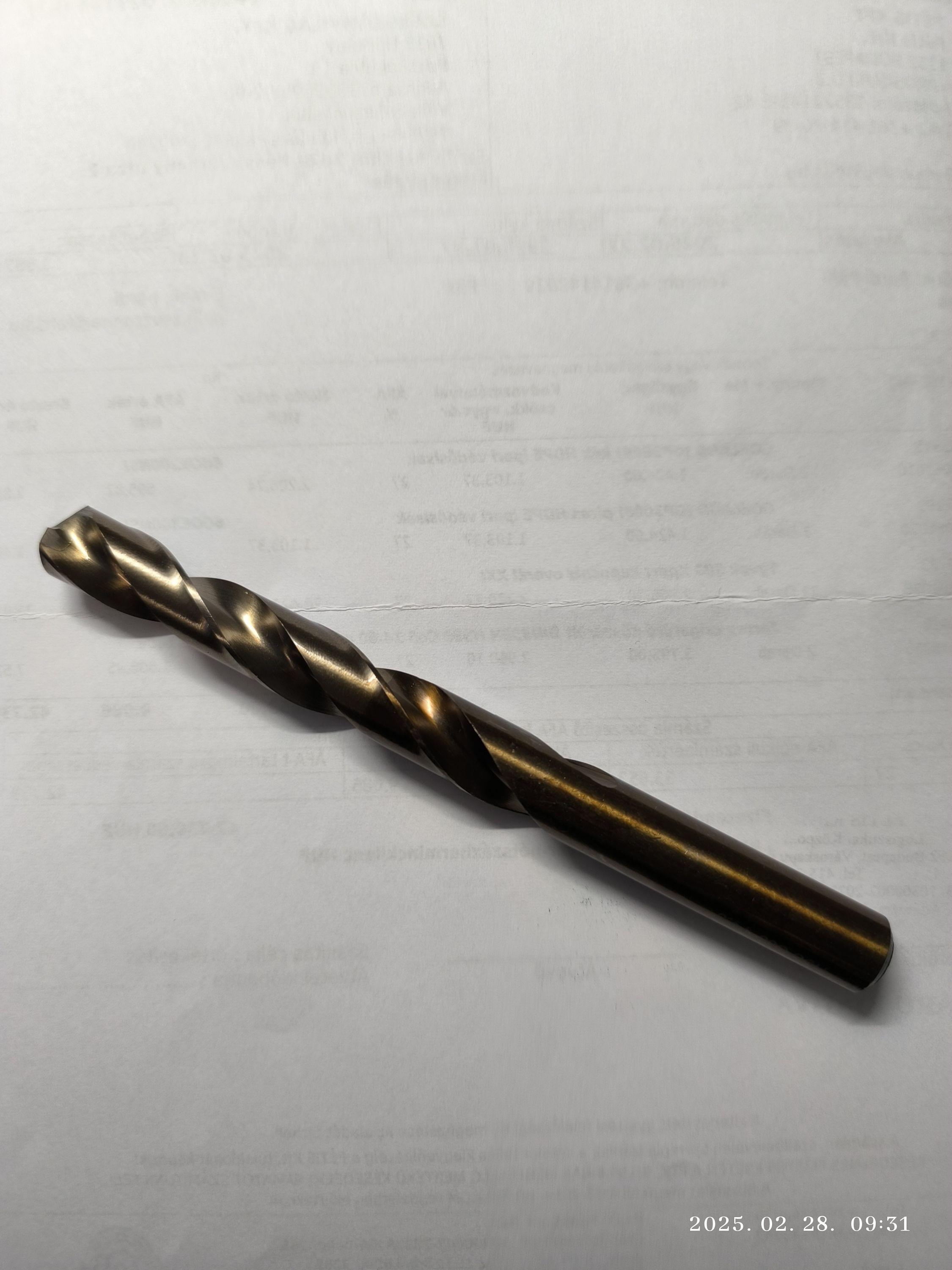 TERRAX Csigafúró köszörült DIN 338N Co5 14mm termék fő termékképe