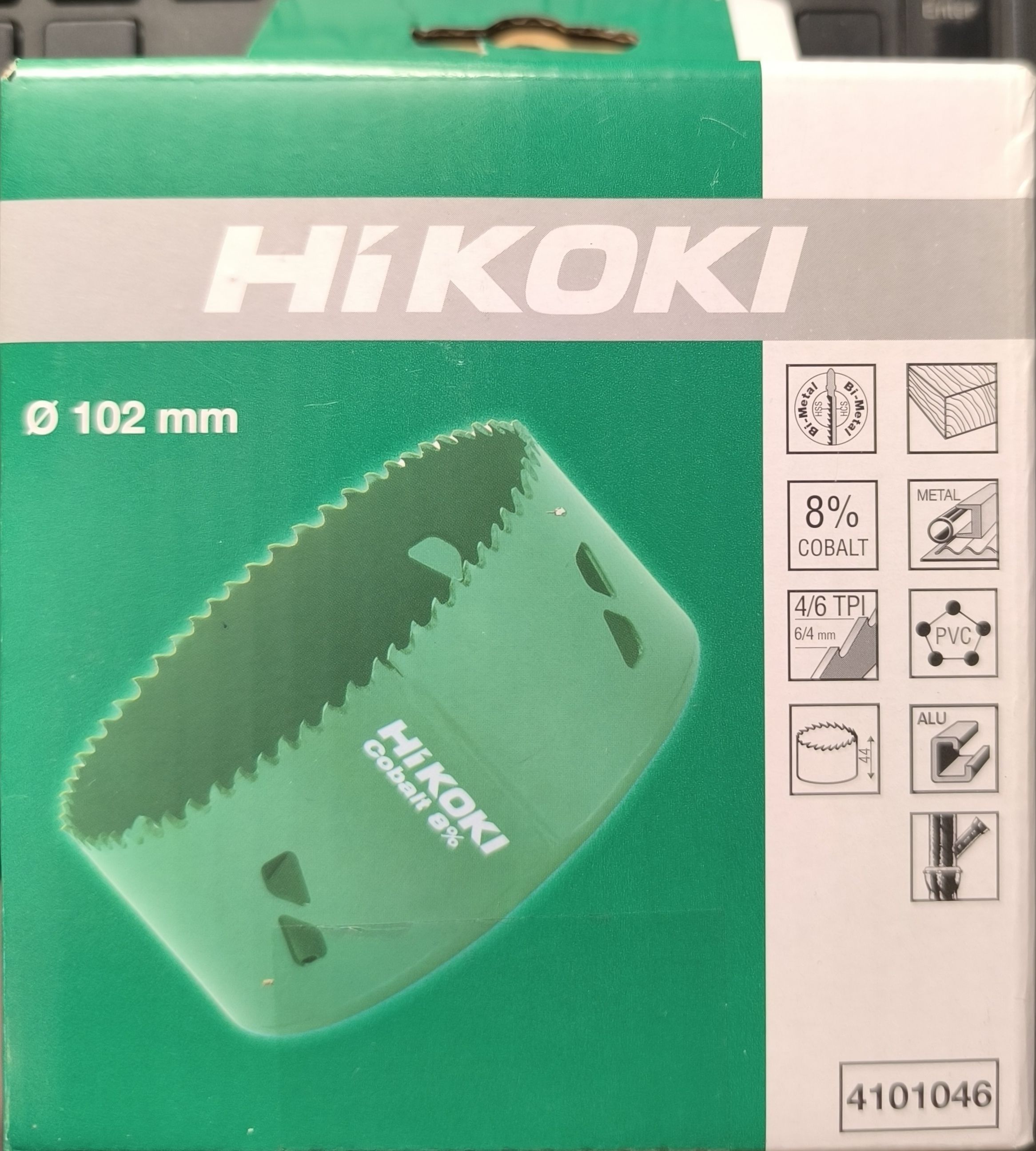 HIKOKI Lyukfűrész 102mm HSS BI-metál termék fő termékképe