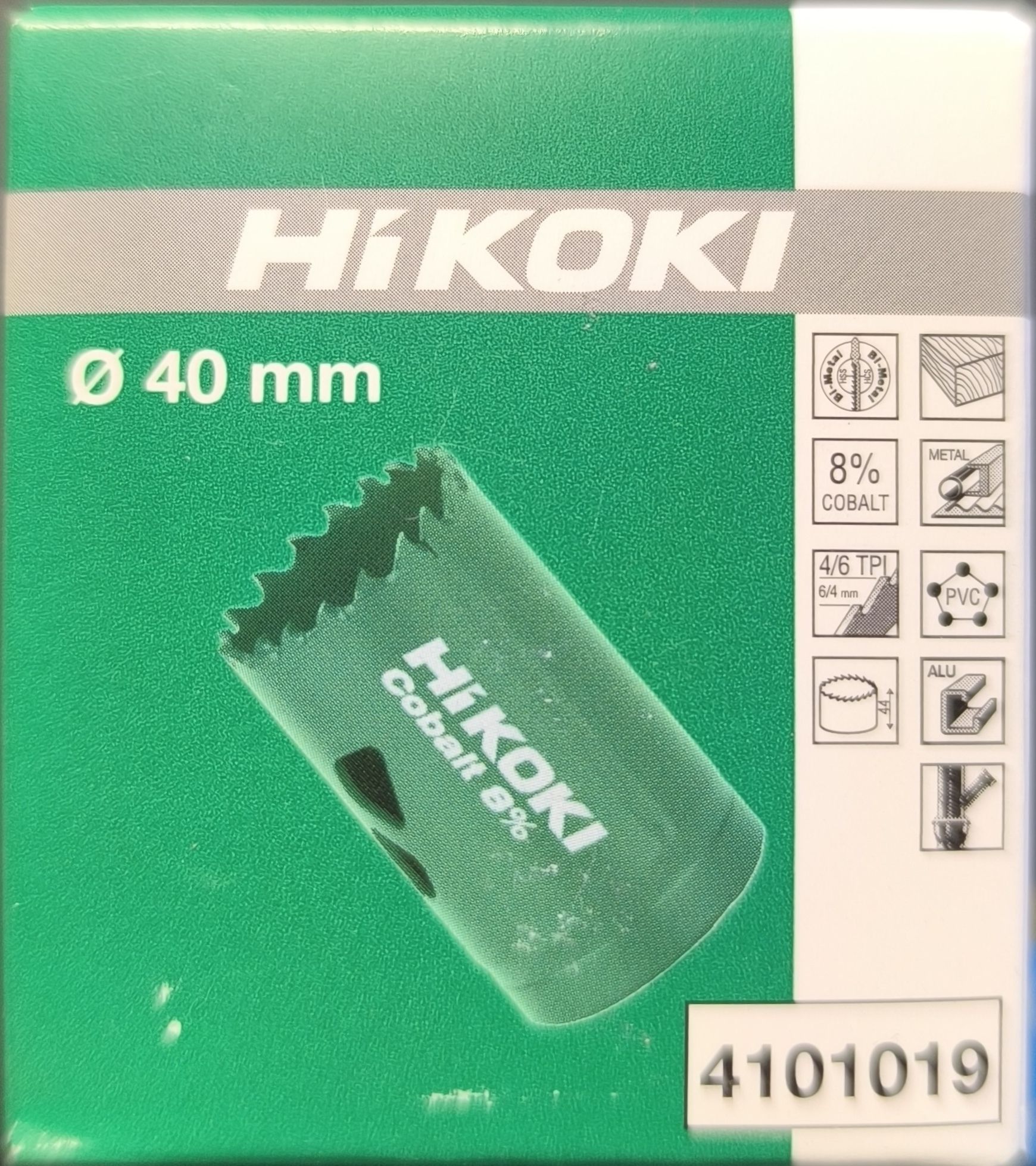 HIKOKI Lyukfűrész 40mm HSS BI termék fő termékképe