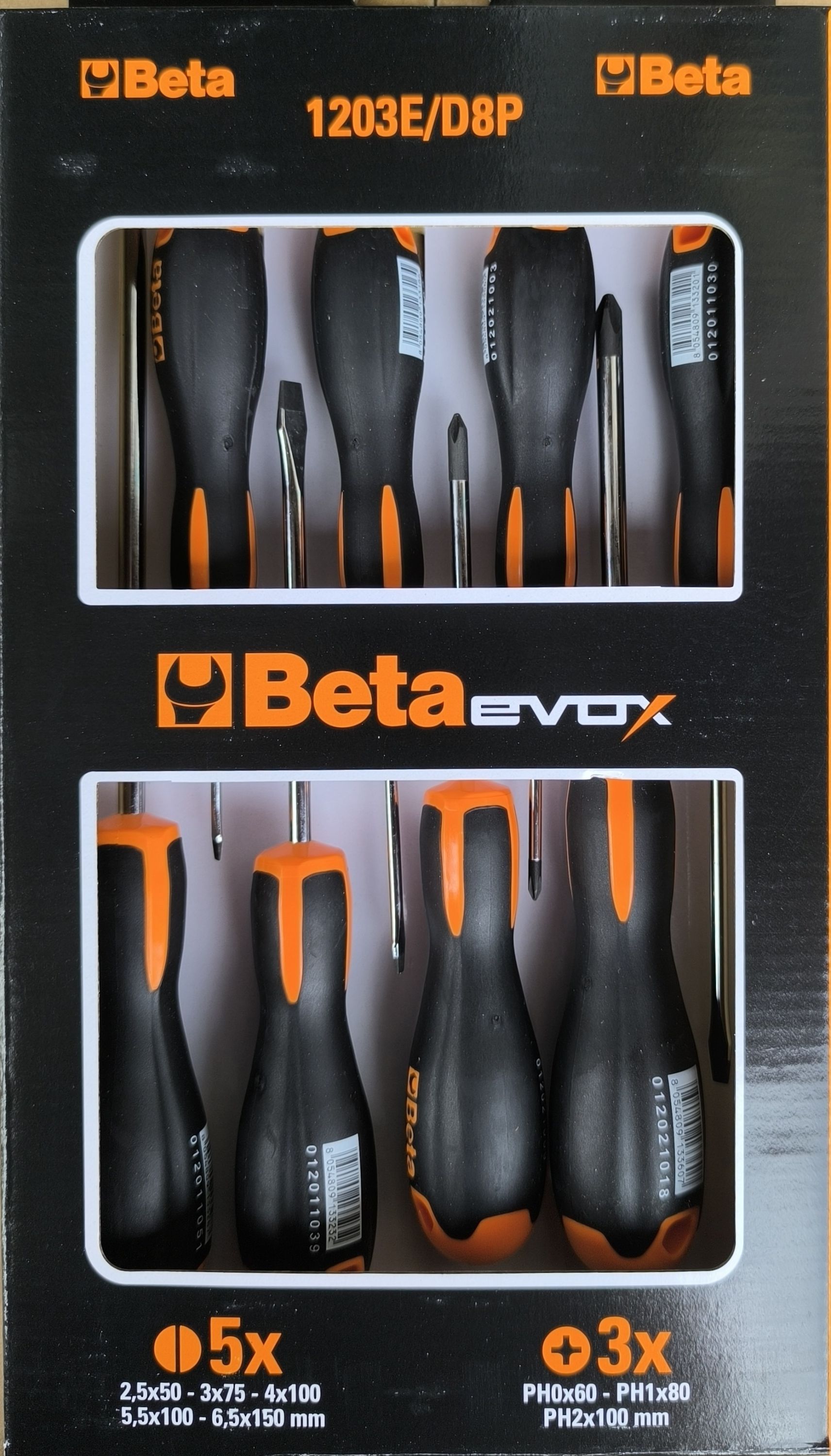 BETA 1203E-EC/30D8P-KIJEL+30 8 darabos Csavarhúzó készlet termék fő termékképe