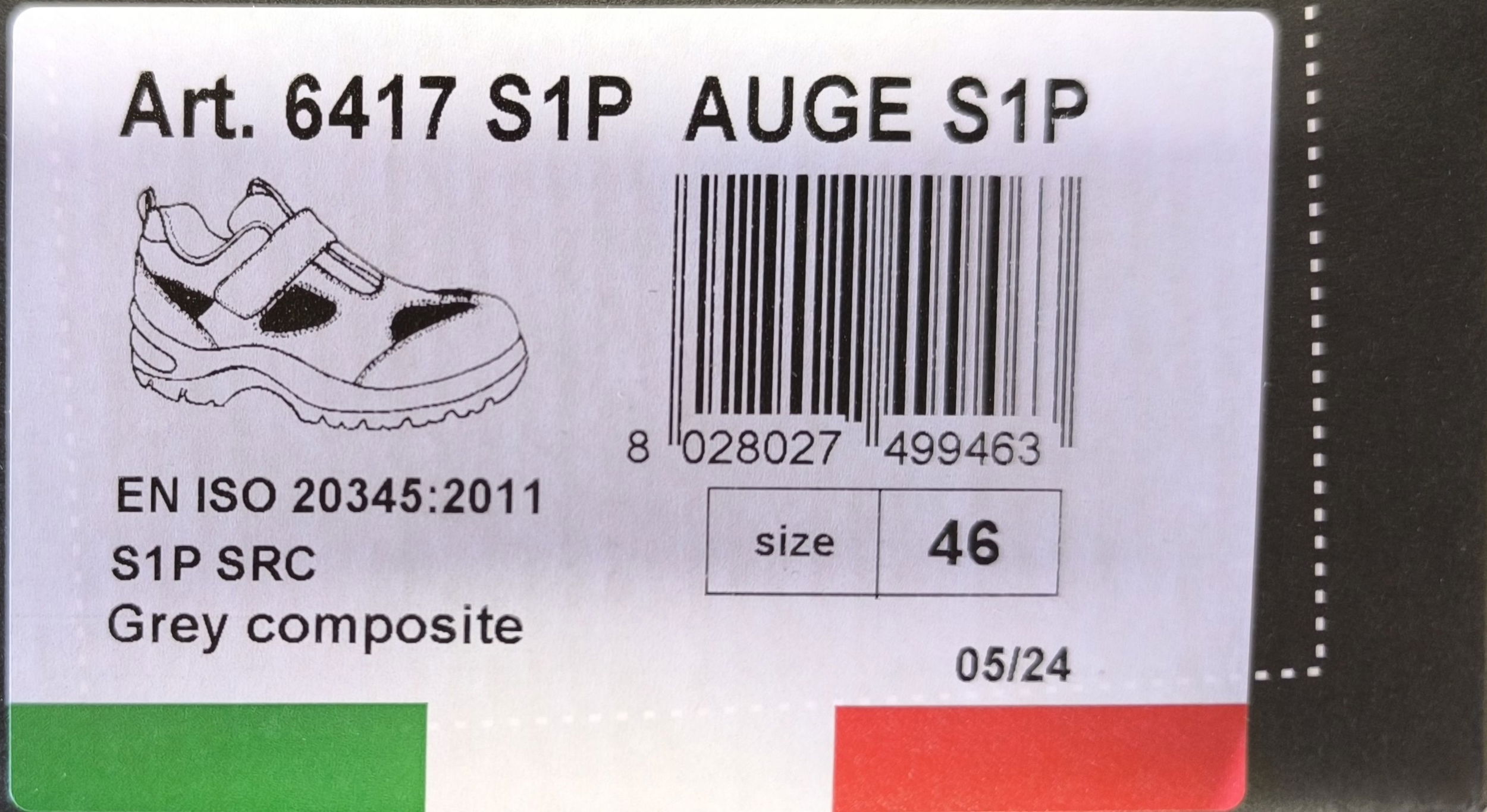 PANDA AUGE MF S1P SRC szandál-46 termék fő termékképe