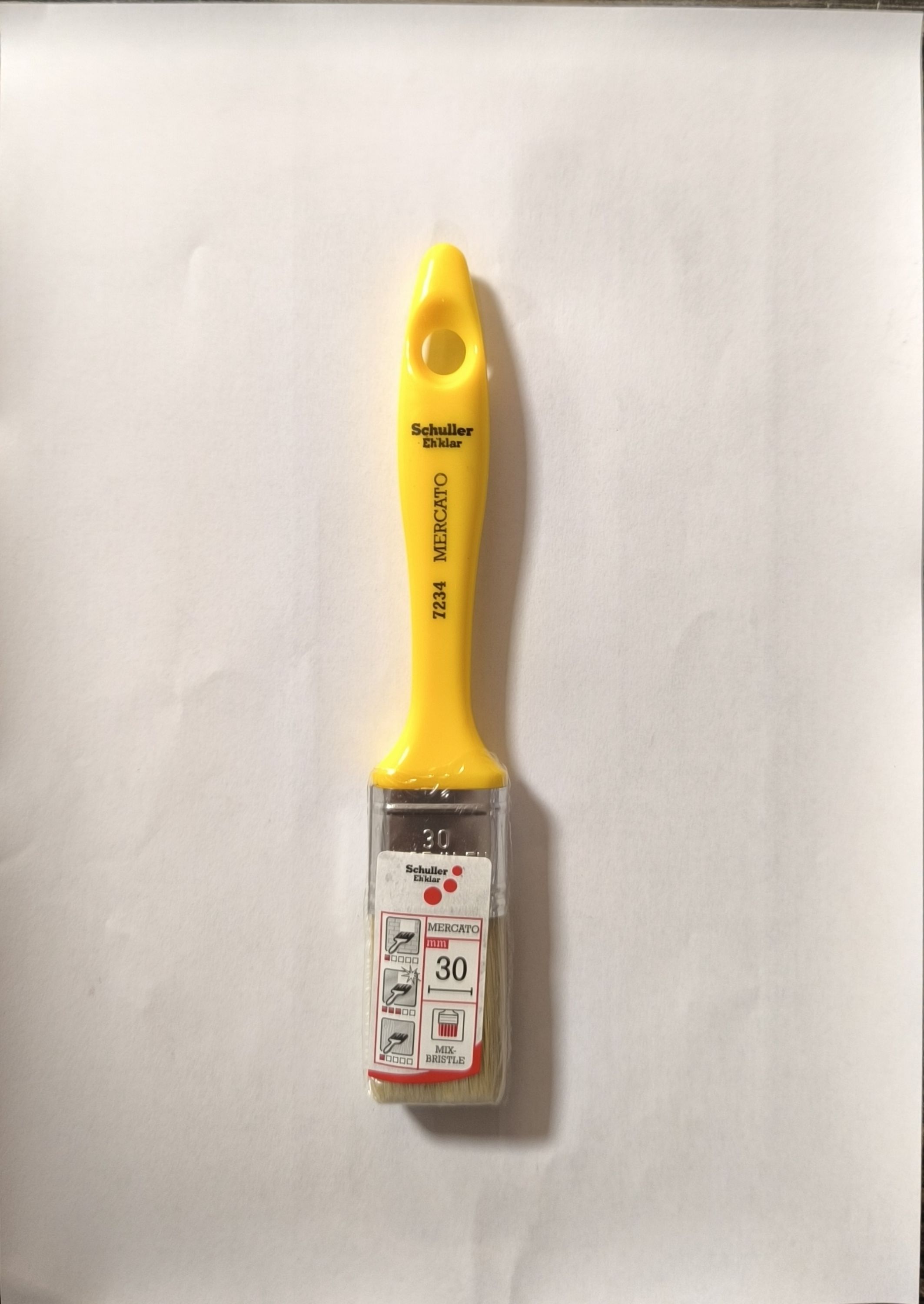 Schuller Eh'klar SCHULLER ecset 30 mm , sárga nyél termék fő termékképe