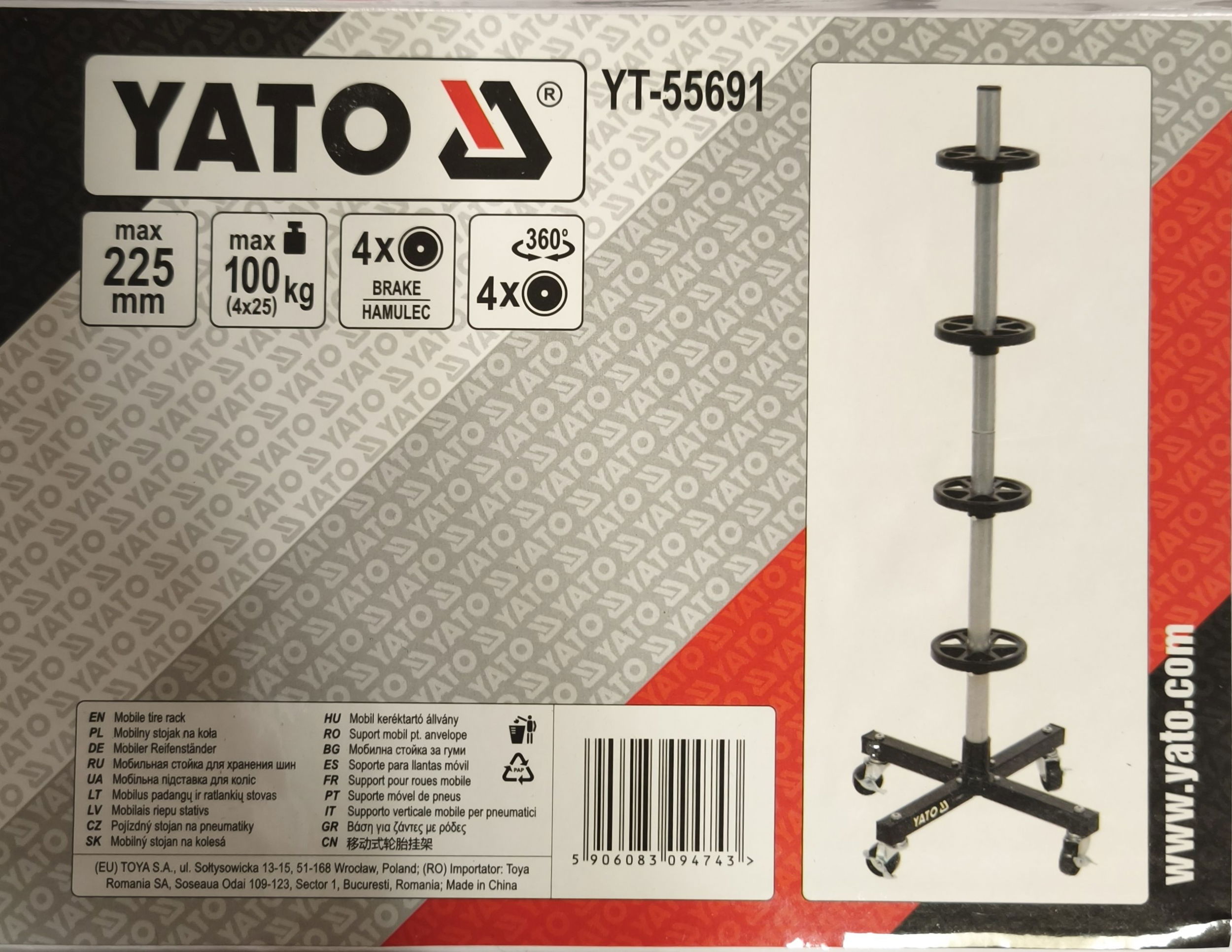 YATO Görgös keréktartó termék fő termékképe