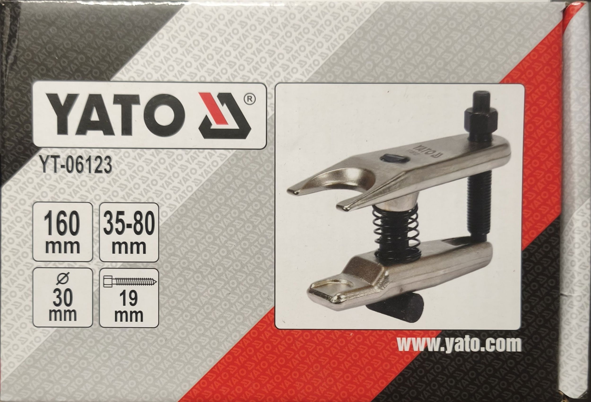 YATO Gömbfej kinyomó 19 x 160 x 30 mm termék fő termékképe