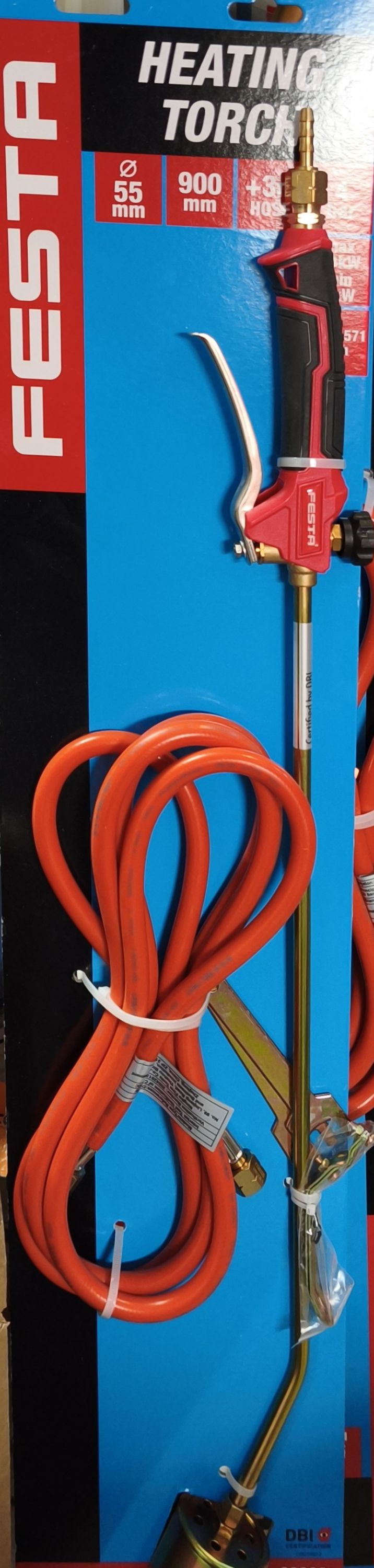 FESTA  Gázégő 850mm + 3m tömlő (perzselő) termék fő termékképe