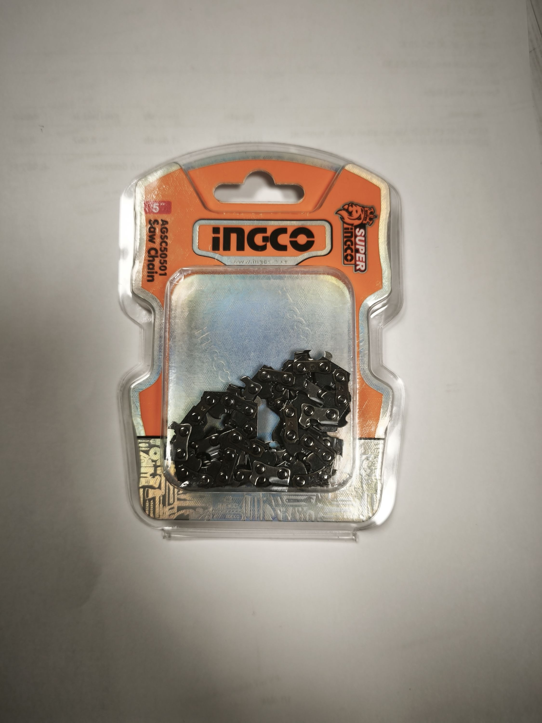 INGCO Láncsfűrész lánc 127mm 0,043" 1/4" 32 láncszem termék fő termékképe