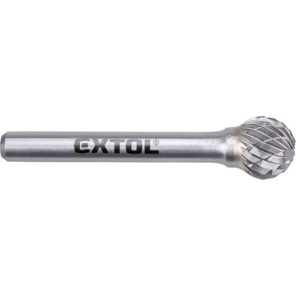 EXTOL Keményfém turbómaró (rotormaró), gömb alakú, 12 mm átmérőjű/ 6 mm szárú, keresztfogazás termék fő termékképe