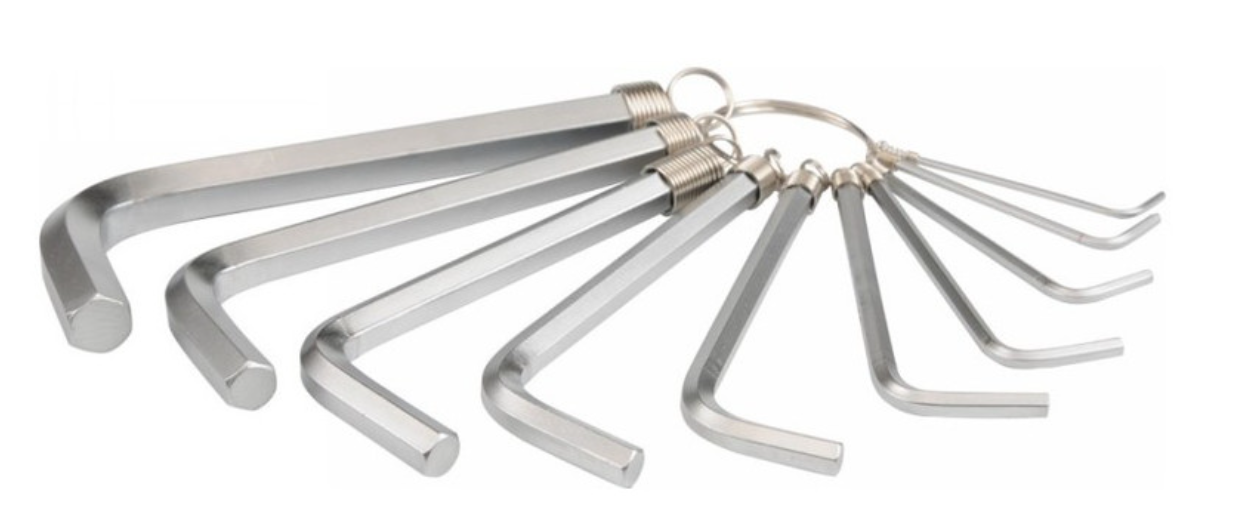 YATO Imbuszkulcs készlet 10 részes 1,5-10 mm CrV termék fő termékképe