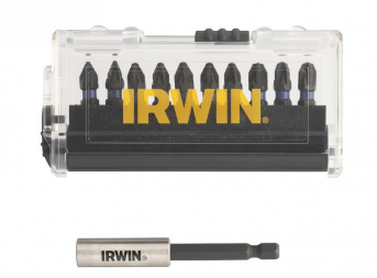 IRWIN Impact Pro Bithegy készlet 10 részes 25 mm (2 x PZ1, 5 x PZ2, 3 x PZ3) + bithegy-tartó termék fő termékképe