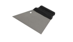 KUBALA Rozsdamentes trapéz spatulya, 180 mm, fogazás 4x4 termék fő termékképe