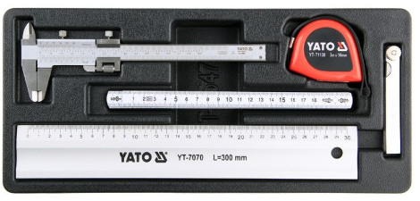 YATO Mérőeszköz készlet 5 részes (fiókbetét) termék fő termékképe