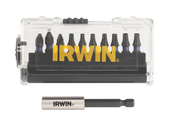 IRWIN Impact Pro Bithegy készlet 10 részes 25 mm (3 x PZ2, 4 x TX20, 3 x TX25) + bithegy-tartó termék fő termékképe