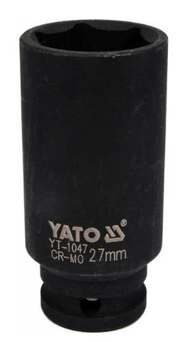 YATO Gépi hosszú dugókulcs 1/2" 27 mm CrMo termék fő termékképe