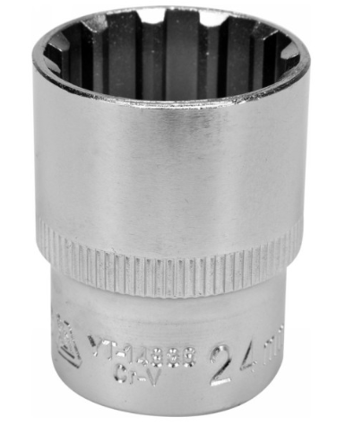 YATO Dugókulcs Spline 1/2" 24 mm CrV termék fő termékképe