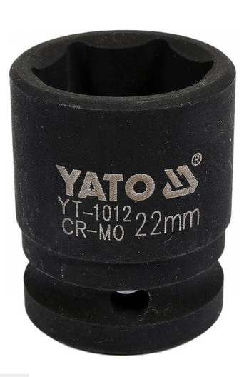YATO Gépi dugókulcs 1/2" 22 mm CrMo termék fő termékképe