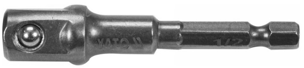 YATO Dugókulcs adapter 1/4" Hex -> 1/2" négyszög CrV termék fő termékképe
