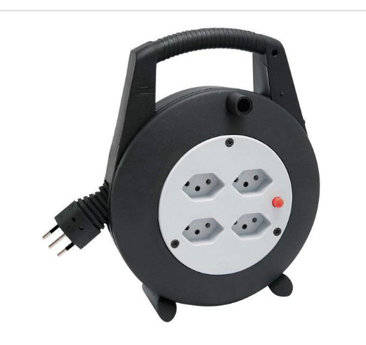 Brennenstuhl Hosszabbítókábel-dob Vario-Line IP20 PVC 10m 4x CH J típusú (T13) aljzat - CH J típusú (T12) dugó termék fő termékképe