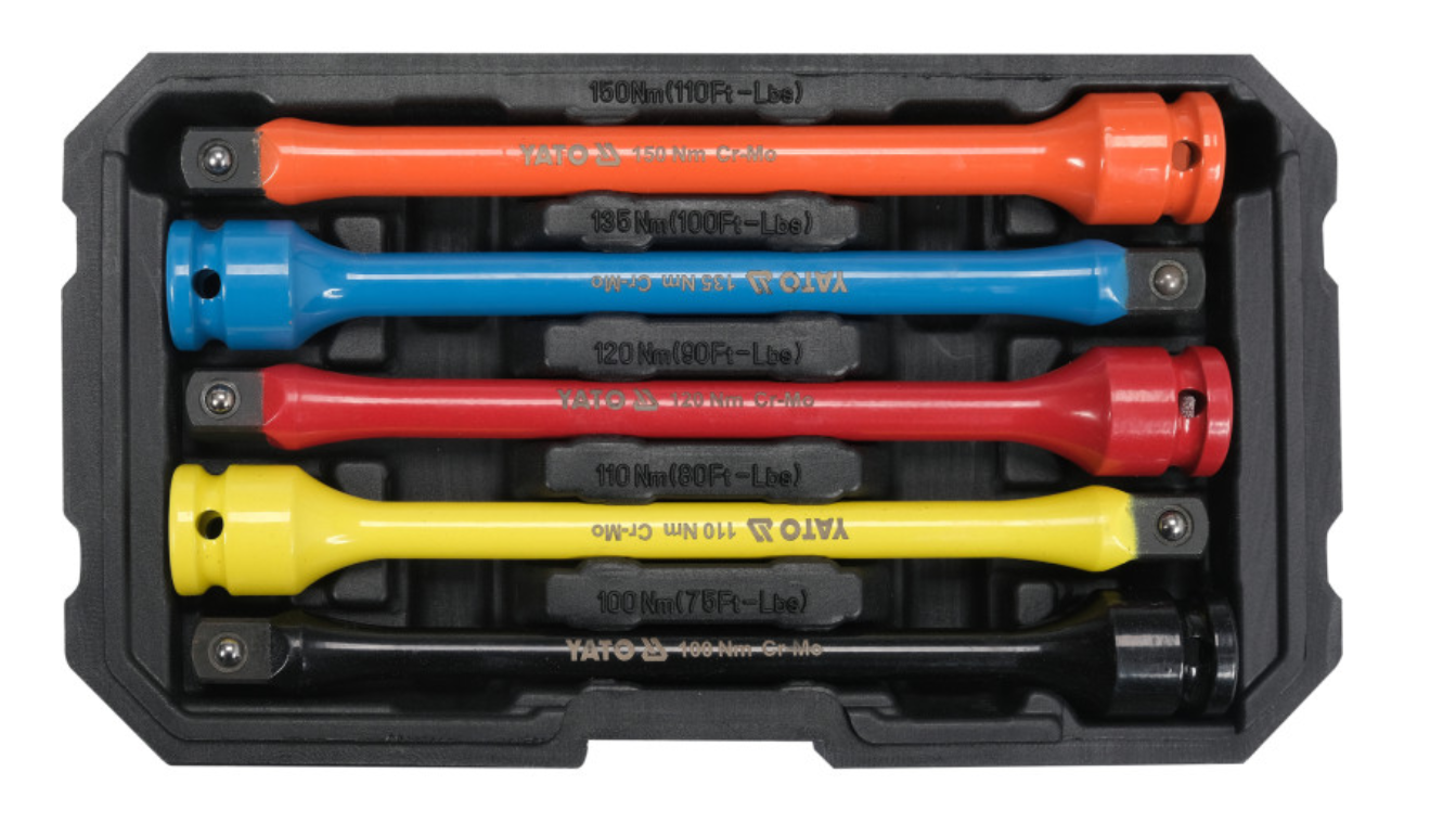 YATO Dugókulcs toldószár készlet 5 részes termék fő termékképe