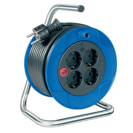 Brennenstuhl Hosszabbítókábel-dob Compact IP20 PVC 15m 4x DE F típusú (CEE 7/3) aljzat - DE F típusú (CEE 7/4) dugó termék fő termékképe