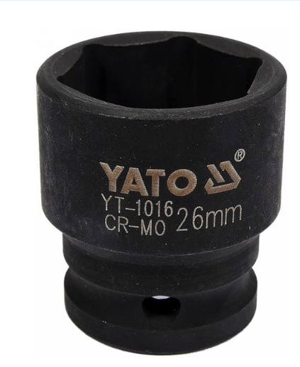YATO Gépi dugókulcs 1/2" 26 mm CrMo termék fő termékképe