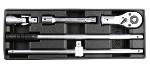 YATO Racsnis hajtószár és toldószár készlet (fiókbetét) termék fő termékképe