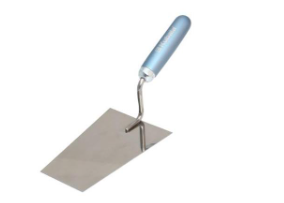 KUBALA Rozsdamentes trapéz kőműveskanál, 120x180x80 mm, lakozott bükkfa nyél termék fő termékképe