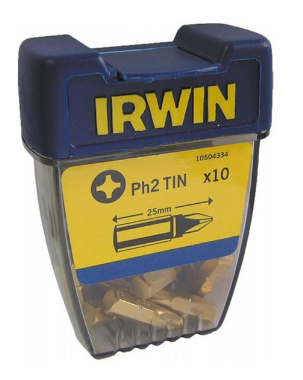 IRWIN Bithegy PH2 x 25 mm TiN (10 db) termék fő termékképe