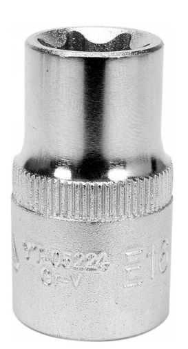 YATO Dugókulcs külső Torx 1/2" E16 CrV termék fő termékképe