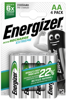 Energizer Akkumulátor Extreme Ceruza 2300mAh AA 4db/ csomag termék fő termékképe