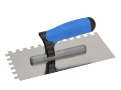 KUBALA Rozsdamentes simító, 130x270 mm 2K poliamid nyél G-11, fogazás 12x12 mm termék fő termékképe