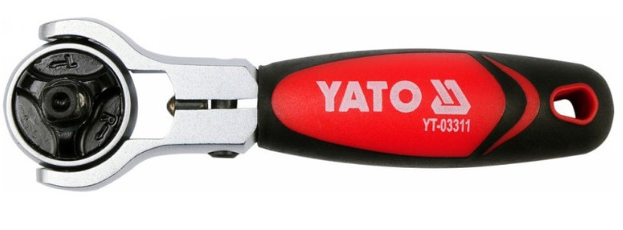 YATO Racsnis hajtószár 1/4" 72T 115 mm forgó fejes CrV termék fő termékképe