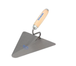 KUBALA Háromszög kőműveskanál, 220x215 mm, viaszolt bükkfa nyél termék fő termékképe