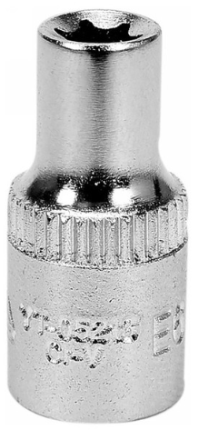 YATO Dugókulcs külső Torx 1/4" E6 CrV termék fő termékképe