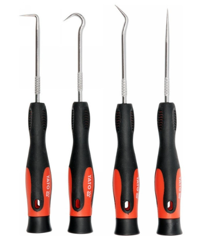 YATO Mini ár és kampós készlet 4 részes mágneses termék fő termékképe