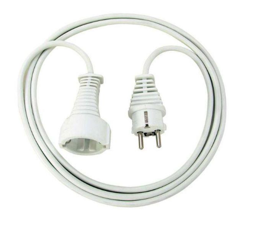Brennenstuhl Hosszabbítókábel IP20 PVC DE F típusú (CEE 7/4) dugó - DE F típusú (CEE 7/3) aljzat 2m Fehér termék fő termékképe