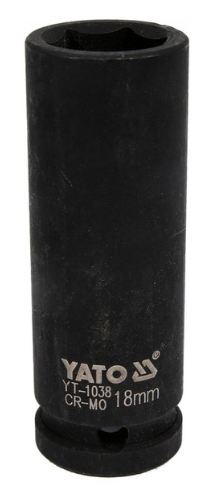 YATO Gépi hosszú dugókulcs 1/2" 18 mm CrMo termék fő termékképe