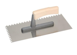 KUBALA Rozsdamentes simító, 130x270 mm, fogazás 10x10 mm, ECO LINE termék fő termékképe