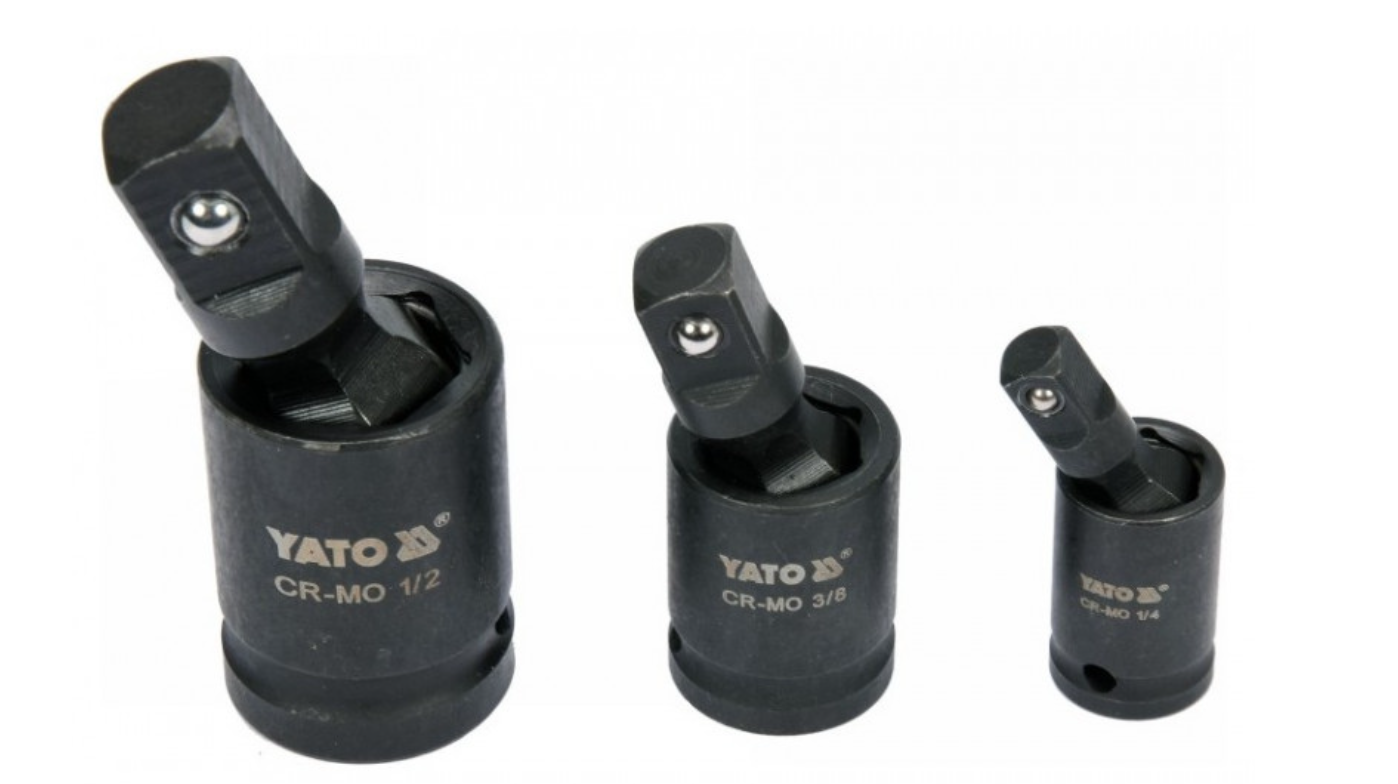 YATO Gépi csuklós csatlakozó készlet 3 részes 1/4 - 3/8 - 1/2" termék fő termékképe