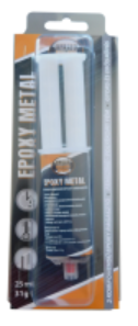 United Sealants Epoxy Metal 25ml - folyékony fém, ikerfecskendős, kétkomponensű ragasztó 5perc termék fő termékképe
