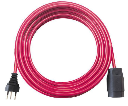 Brennenstuhl Hosszabbítókábel IP20 PVC CH J típusú (T12) dugó - CH J típusú (T13) aljzat 10m Piros termék fő termékképe