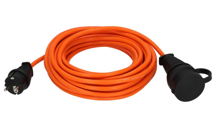 Brennenstuhl Hosszabbítókábel Bremaxx IP44 DE F típusú (CEE 7/7) dugó - DE F típusú (CEE 7/3) aljzat 10m Narancsszínű termék fő termékképe