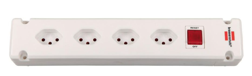 Brennenstuhl Elosztó Bremounta 4x CH J típusú (T13) aljzat - CH J típusú (T12) dugó Fehér termék fő termékképe