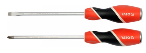 YATO Csavarhúzó készlet 2 részes üthető CrV termék fő termékképe