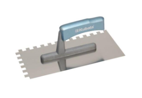 KUBALA Rozsdamentes simító, 130x270 mm, lakozott bükkfa nyél poliamid lábon, fogazás 8x8 mm termék fő termékképe