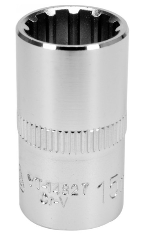 YATO Dugókulcs Spline 1/2" 15 mm CrV termék fő termékképe