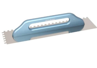 KUBALA Rozsdamentes simító, 130x480 mm, lakozott bükkfa markolat, fogazás 6x6 mm termék fő termékképe