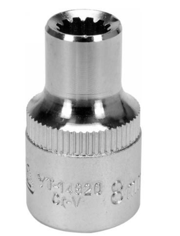 YATO Dugókulcs Spline 1/2" 8 mm CrV termék fő termékképe