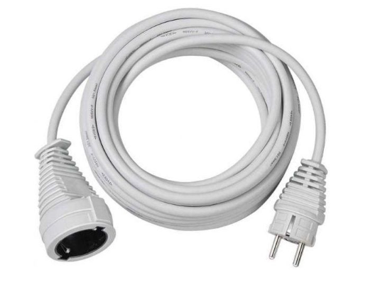 Brennenstuhl Hosszabbítókábel IP20 PVC DE F típusú (CEE 7/4) dugó - DE F típusú (CEE 7/3) aljzat 5m Fehér termék fő termékképe