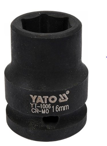 YATO Gépi dugókulcs 1/2" 16 mm CrMo termék fő termékképe