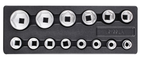 YATO Dugókulcs készlet 14 részes 3/4" 19-55 mm CrV (fiókbetét) termék fő termékképe